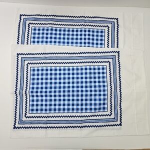 Tastemaker Muslin Pillowcases 2 Cottagecore Vintage Made In USA No Iron Coastal